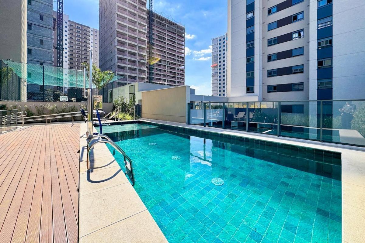 Moderno, Com Piscina, Ac, Wi-fi E Alexa Apartamento São Paulo